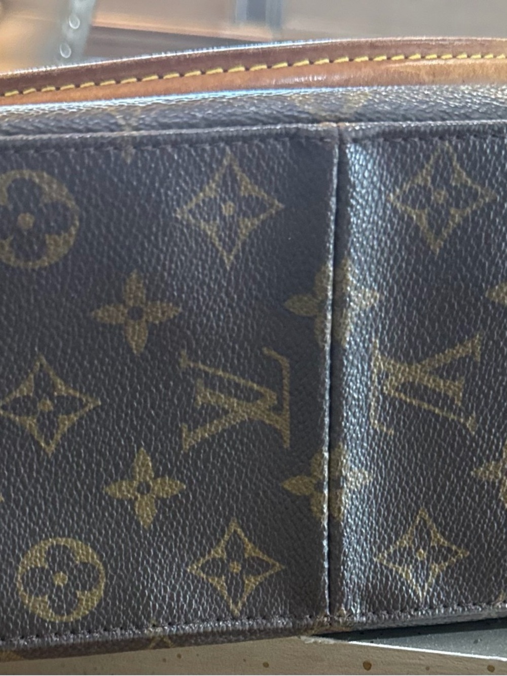 Louis Vuitton Monogram Canvas Hobo Bag in Brown and Tan - Picture 7 of 7